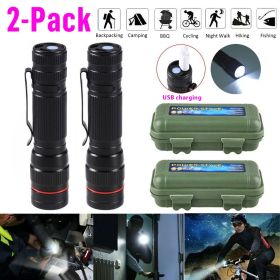 Kleine Taschenlampe Mini Handheld ultrahelle leistungsstarke LED taktische Lampe (Quantity: 2 sets)